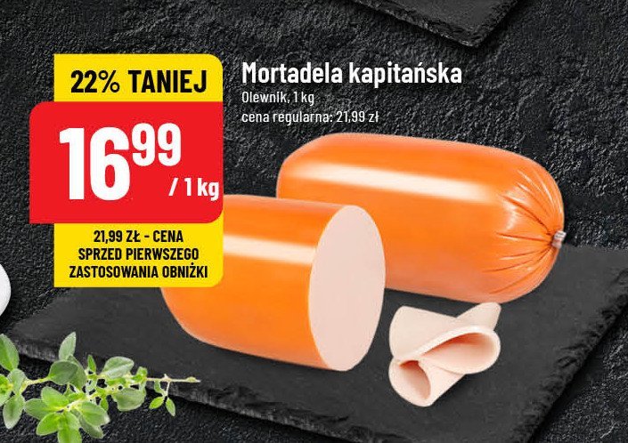 Mortadela kapitańska Olewnik promocja