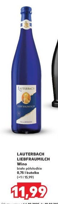 Wino Lauterbach liebfraumilch promocja