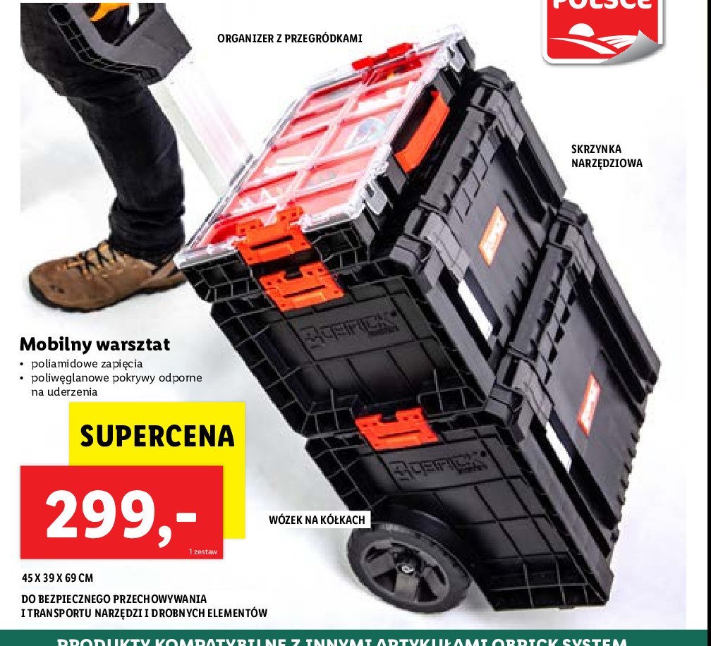 Zestaw mobilny warsztat Qbrick system promocja