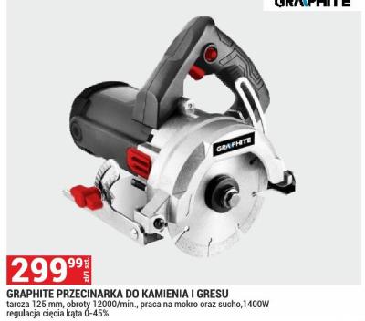 GRAPHITE PRZECINARKA DO KAMIENIA I GRESU promocja w Merkury Market