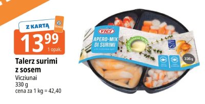 Talerz surimi z sosem Vicziunai promocja w Leclerc