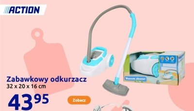 Zabawkowy odkurzacz promocja w Action