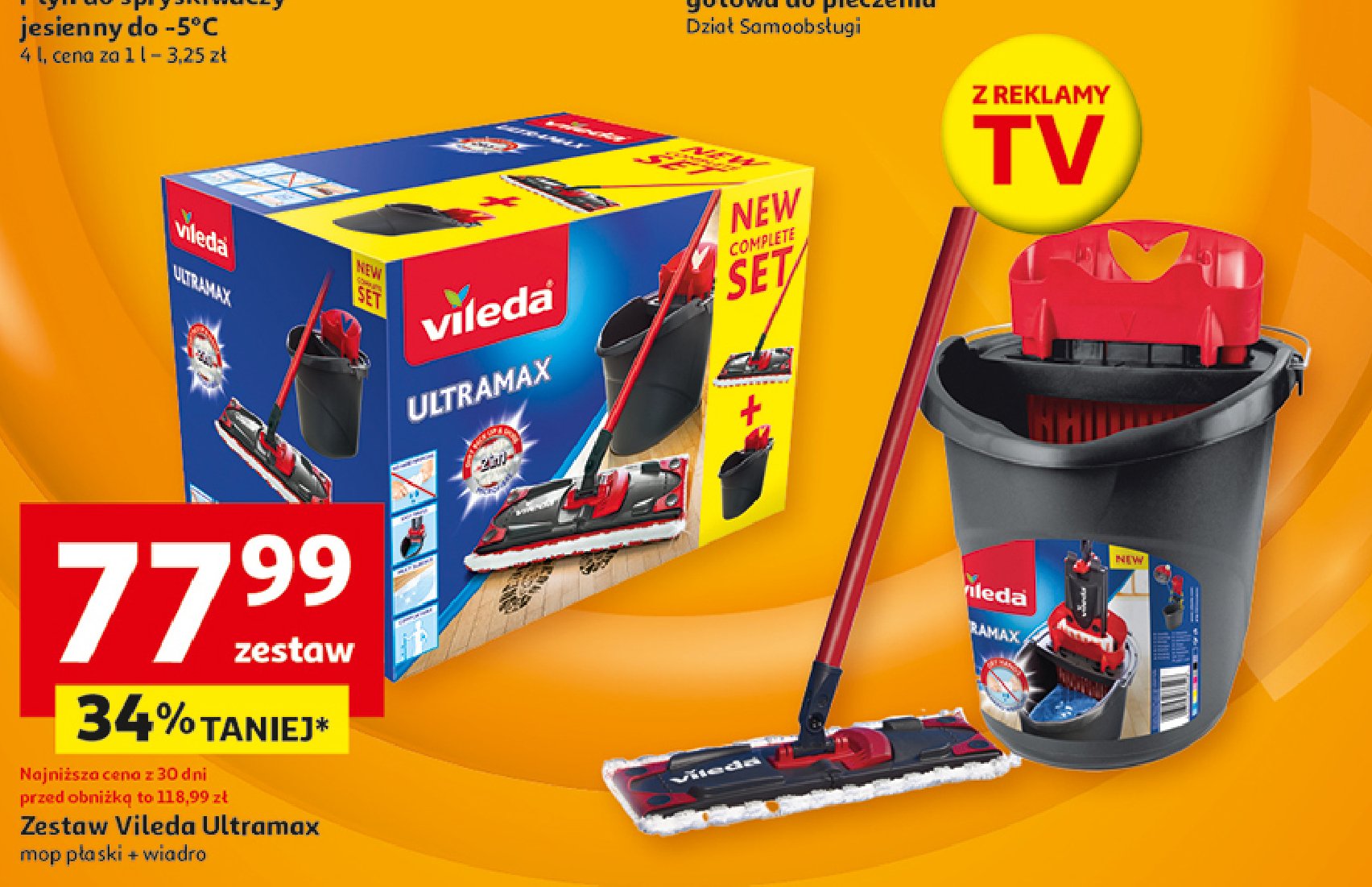 Mop płaski Vileda ultramax promocja