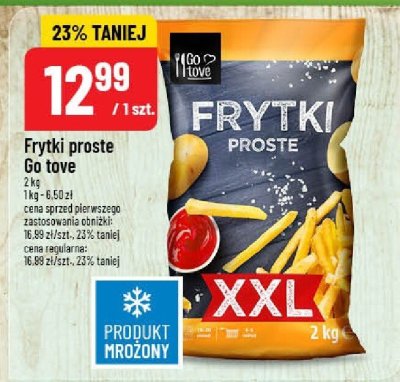 Frytki proste Go Love promocja w POLOmarket