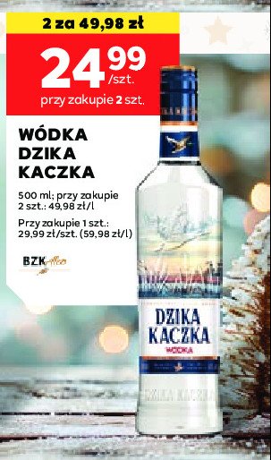 Wódka Dzika kaczka promocja w Stokrotka