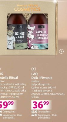 Zestaw kosmetyczny LAQ Dzik i Piwonia promocja w Hebe