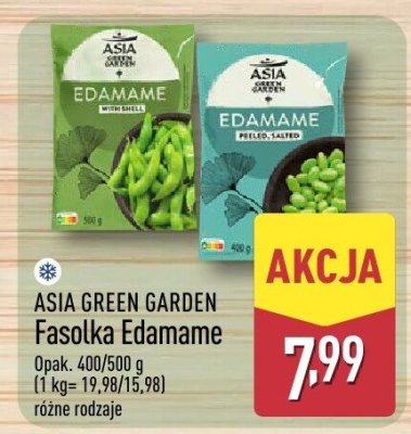 Fasolka Edamame ASIA GREEN GARDEN promocja w Aldi
