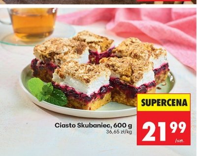 Ciasto Skubaniec, 600 g promocja w Biedronka