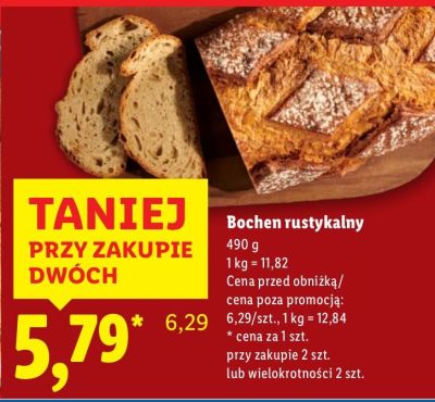 Bochen rustykalny promocja w Lidl