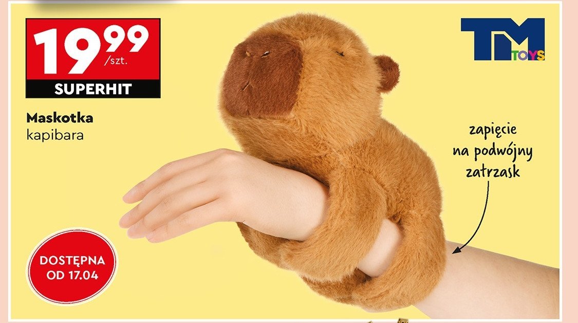 Maskotka kapibara Tm toys promocja