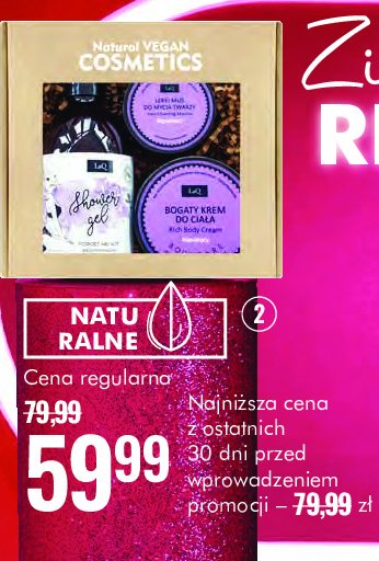 Zestaw króliczek: żel niezapominajka 500 ml + masło do ciała 200 ml + świeca 180 ml Laq promocja