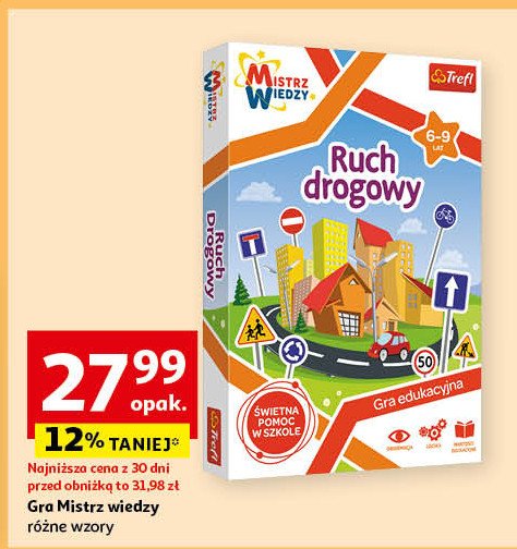 Gra edukacyjna mistrz wiedzy ruch drogowy Trefl promocja