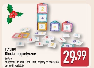 Klocki TOYLINO Klocki magnetyczne promocja w Aldi