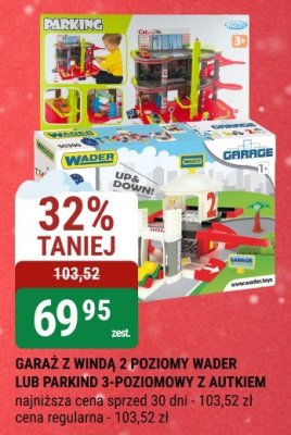 Garaż z windą 2 poziomy Wader lub Parkind 3-poziomowy z autkiem promocja w bi1