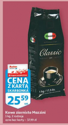 Kawa ziarnista Mazzini classic promocja