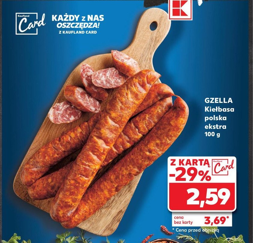 Kiełbasa polska Gzella promocja