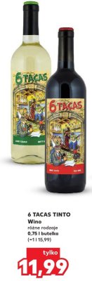 Wino 0,75 l, różne rodzaje promocja w Kaufland