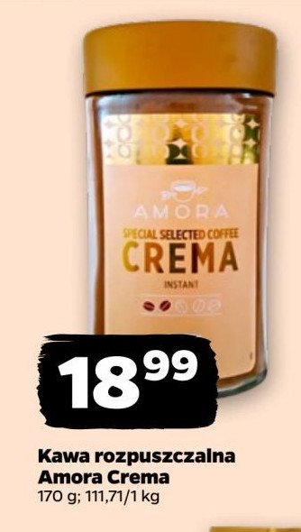 Kawa Amora crema promocja w Netto