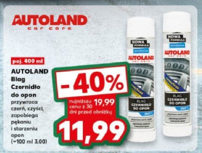 Czernidło do opon  promocja w Kaufland