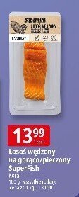 Łosoś wędzony na gorąco/ pieczony SuperFish promocja w Leclerc