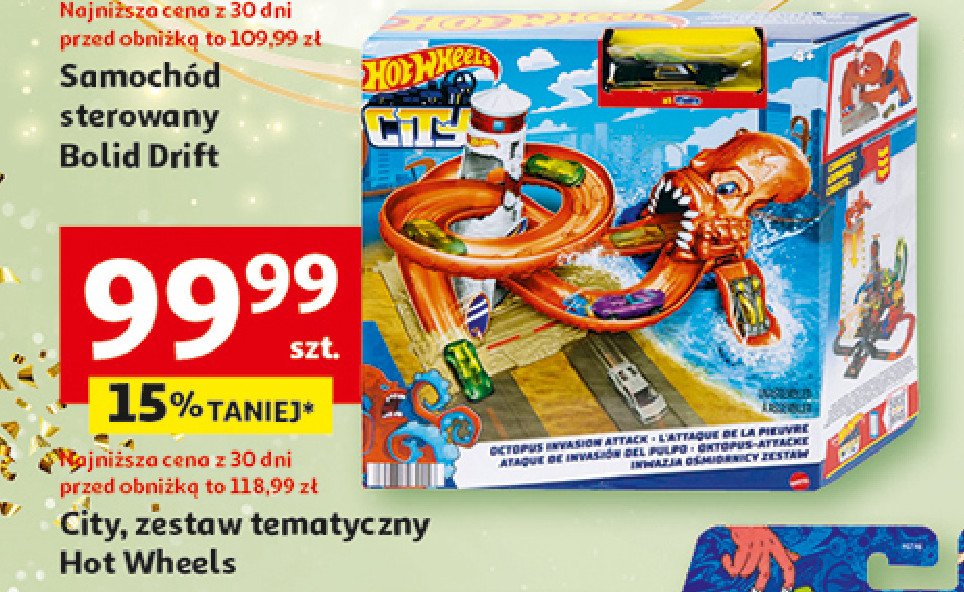 Atak ośmiornicy Hot wheels promocja w Auchan