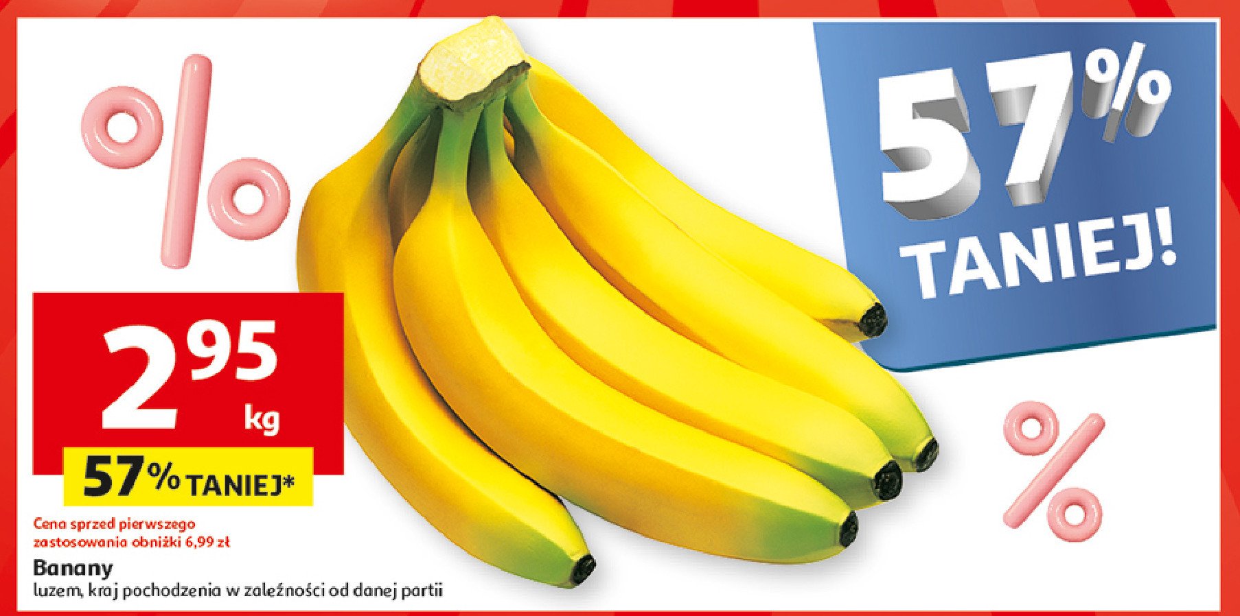 Banany promocja w Auchan