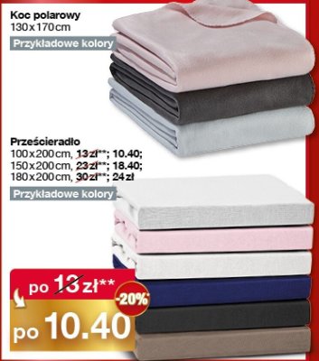 Prze艣cierad艂o z perkalu 160 x 200 cm Novitesse promocja w Woolworth