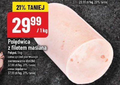 Polędwica z filetem masłana Pekpol promocja w POLOmarket