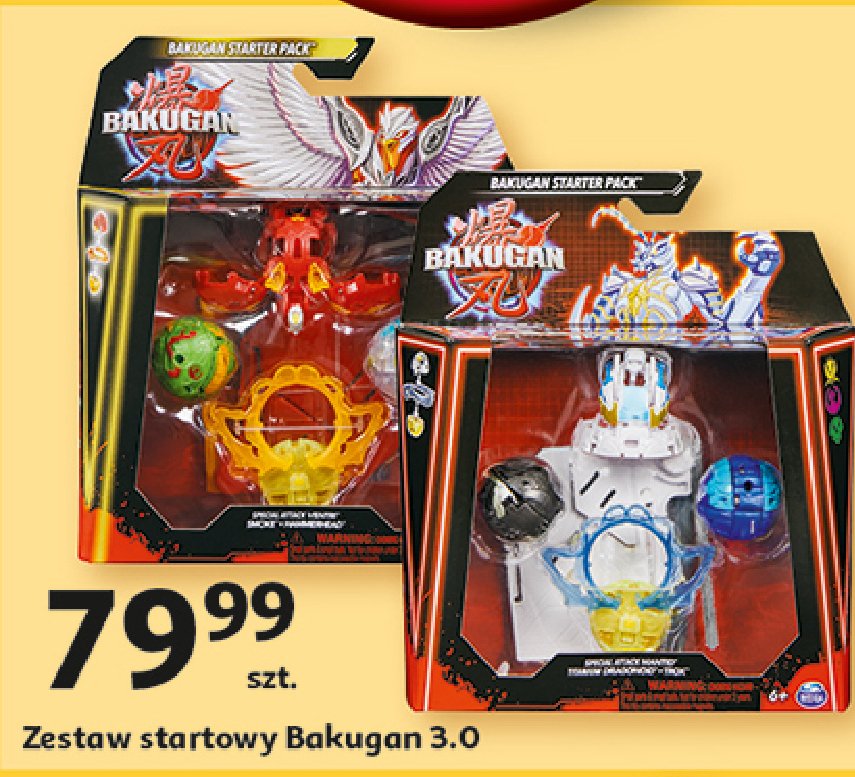 Bakugan - zestaw startowy Spin master promocja