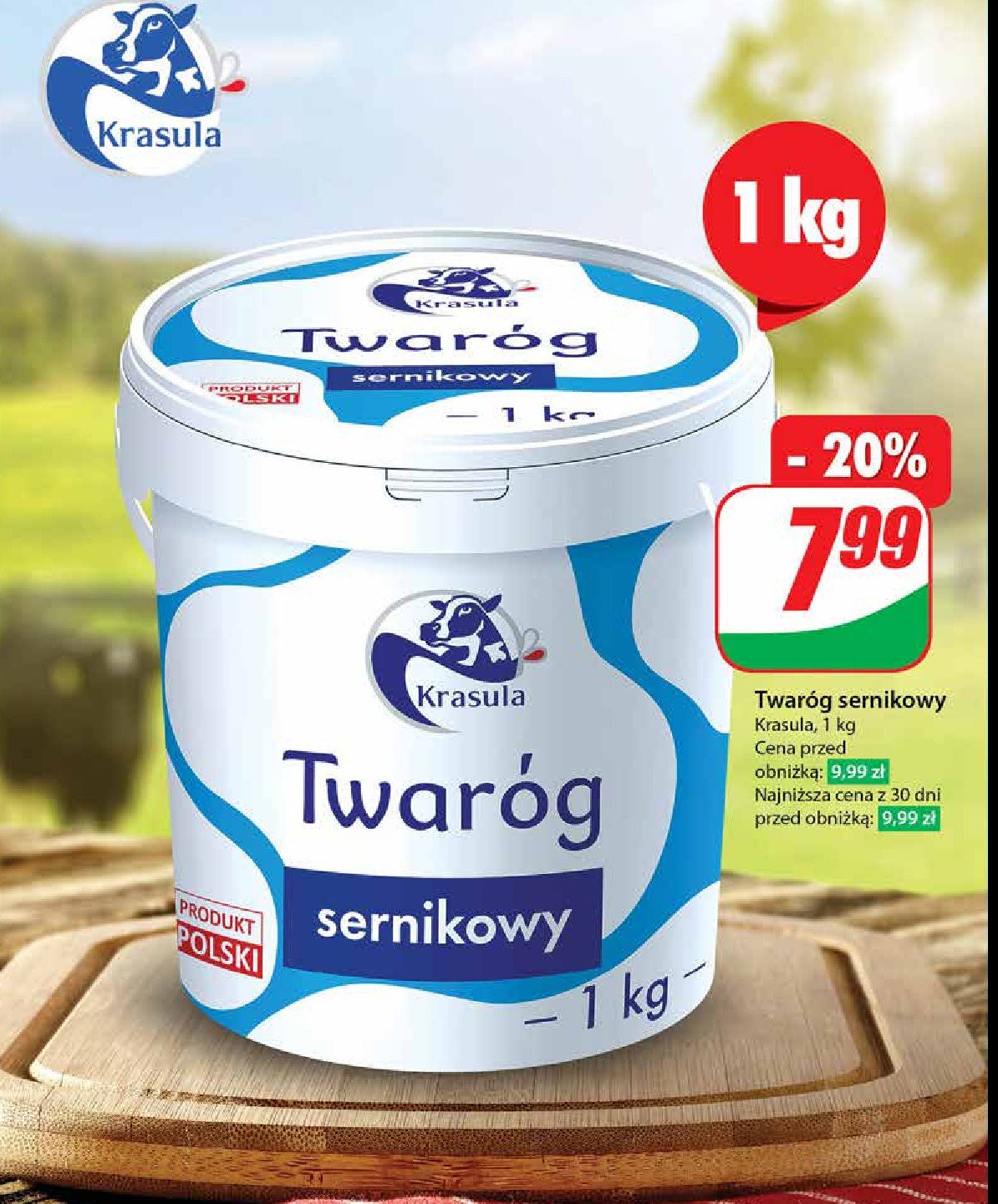 Twaróg sernikowy Krasula promocja