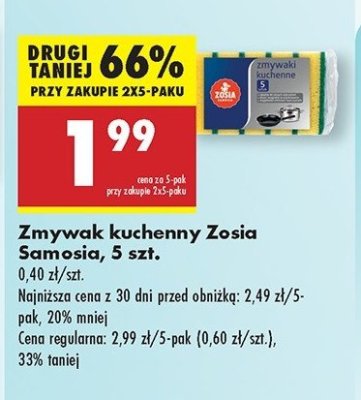 Zmywaki kuchenne Zosia samosia promocja