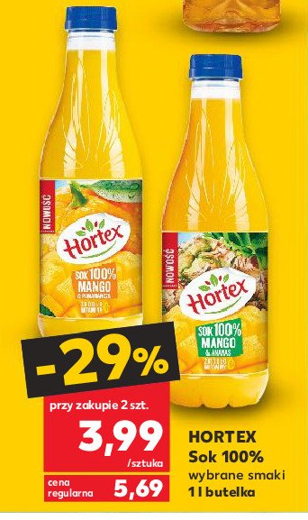 Sok mango z ananasem Hortex promocja