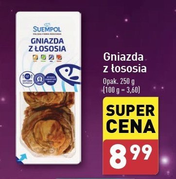 Gniazda z łososia Suempol promocja