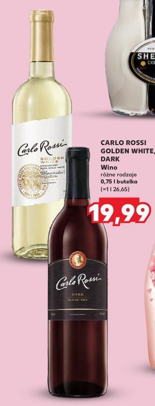 Wino Carlo rossi golden white promocja