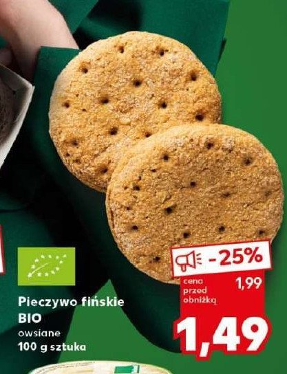 Pieczywo fińskie owsiane bio promocja