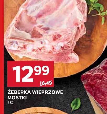 Żeberka wieprzowe mostki promocja