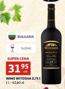 Wino WITOSHA RED RESERVE promocja