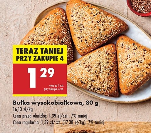 Bułka wysokobiałkowa promocja