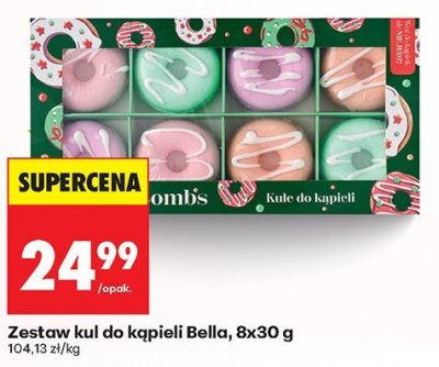 Zestaw kul do kąpieli Bella, 8x30 g promocja w Biedronka