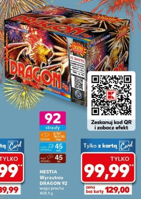 Wyrzutnia DRAGON 92 promocja w Kaufland