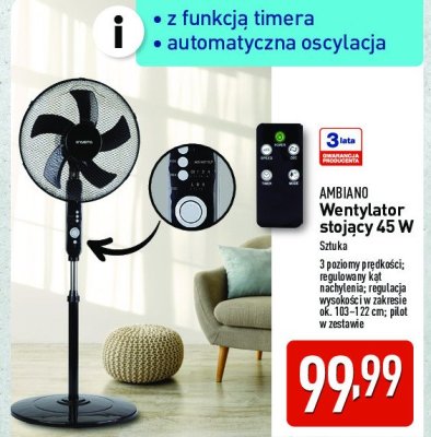 Wentylator 45 w AMBIANO promocja