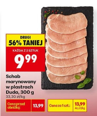 Schab marynowany w plastrach Duda 300g promocja w Biedronka
