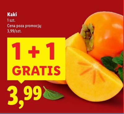 Kaki 1+1 GRATIS promocja w Lidl