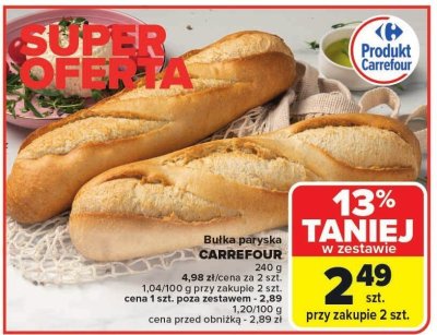 Bu艂ka paryska promocja w Carrefour