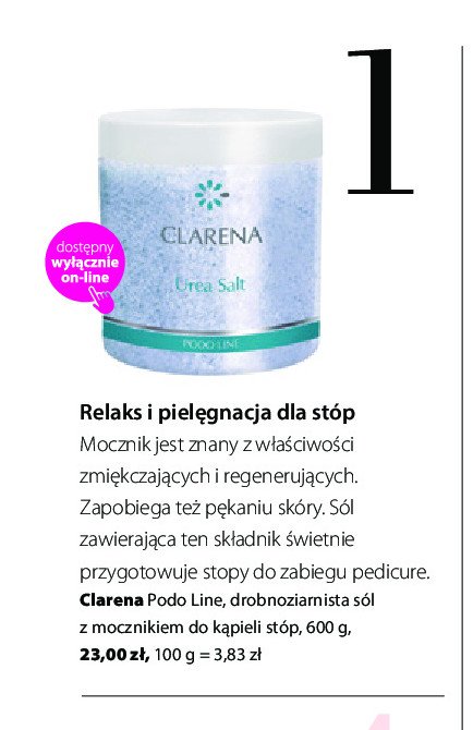S贸l z mocznikiem Clarena podo line promocja