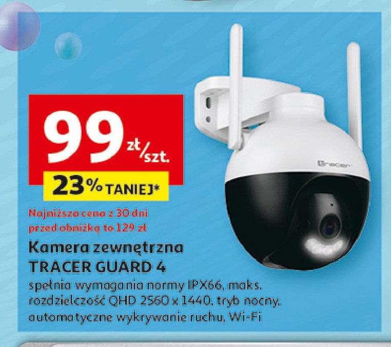 Kamera ip guard 4 Tracer promocja w Auchan