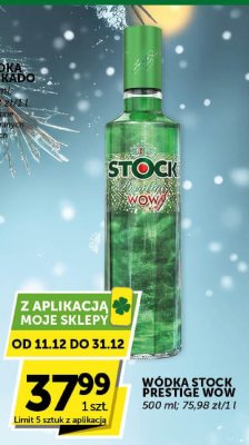 Wódka Stock Prestige WOW promocja w ABC