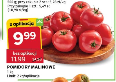 Pomidory malinowe promocja w Stokrotka