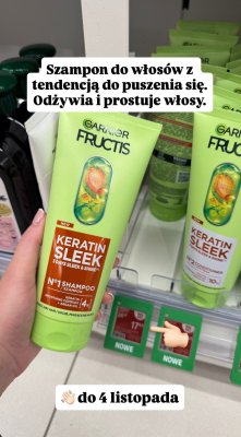 Szampon do włosów z keratyną promocja w Rossmann