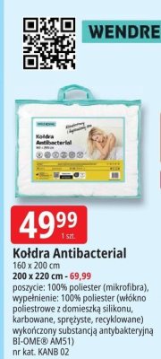 Kołdra Antibacterial promocja w Leclerc